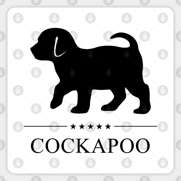 Cockapoo Black Silhouette Magnet by millersye